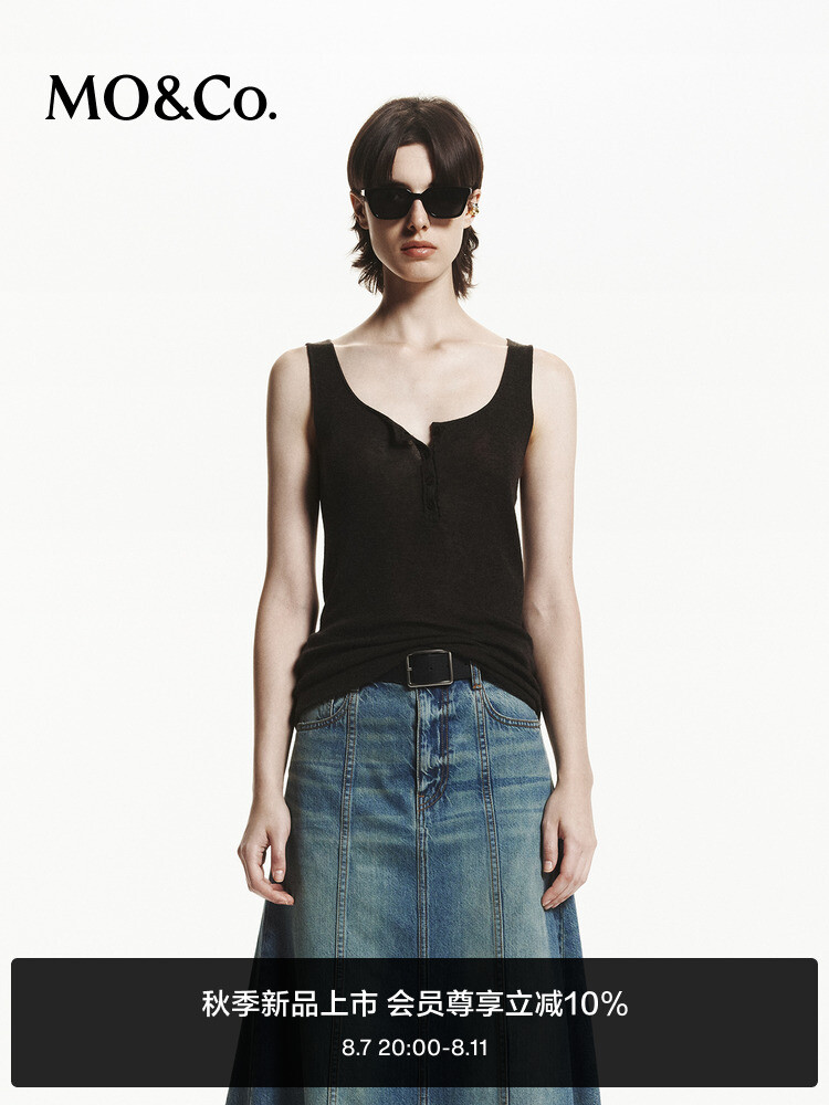 Жилет Moco из смешанной овечьей шерсти мериноса, черный
Жилет Moco из смешанной овечьей шерсти мериноса, черный