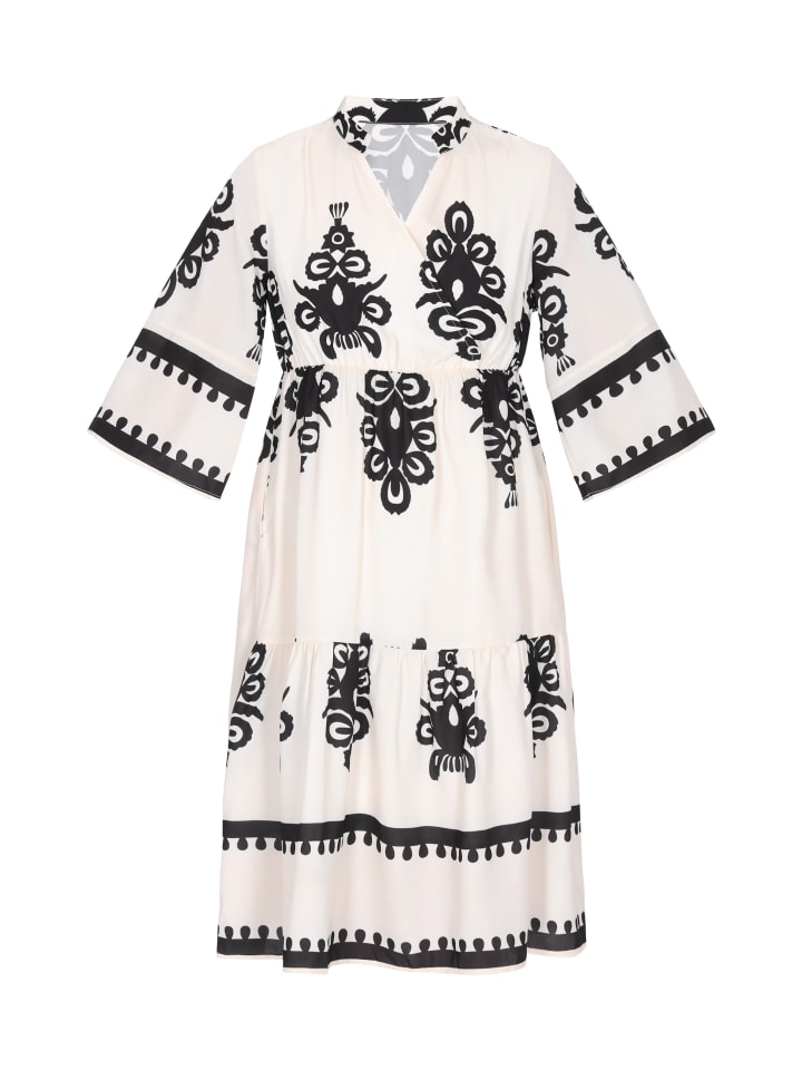 Faina Женское платье бежевого и черного цвета
Faina Женское платье бежевого и черного цвета