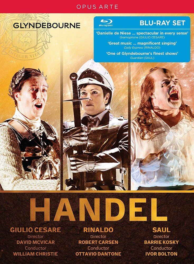 Диск Blu-ray Handel: Giulio Cesare Rinaldo 
Диск Blu-ray Handel: Giulio Cesare Rinaldo