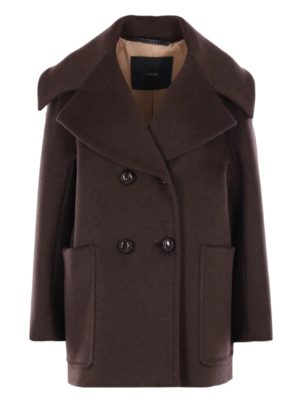 Пальто из кашемира на пуговицах Max Mara, коричневый
Пальто из кашемира на пуговицах Max Mara, коричневый