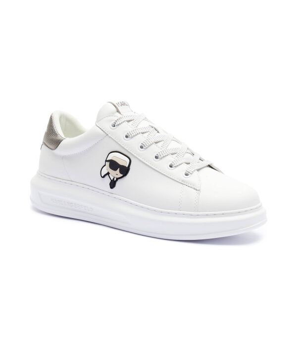 Кроссовки мужские Karl Lagerfeld кожаные с логотипом бренда, белый
Кроссовки мужские Karl Lagerfeld кожаные с логотипом бренда, белый