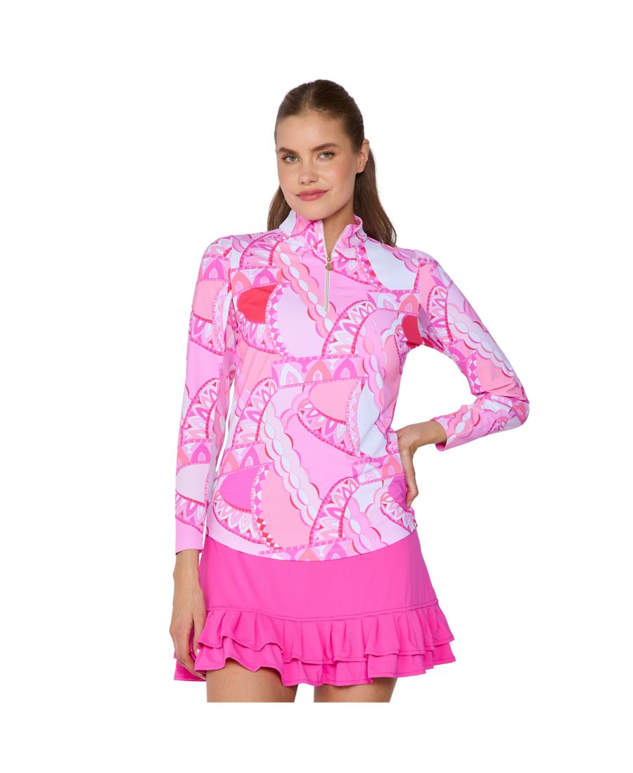 G Lifestyle Женская блузка с длинными рукавами и воротником-стойкой G Lifestyle Clothing, Monte carlo pink
G Lifestyle Женская блузка с длинными рукавами и воротником-стойкой G Lifestyle Clothing, Monte carlo pink