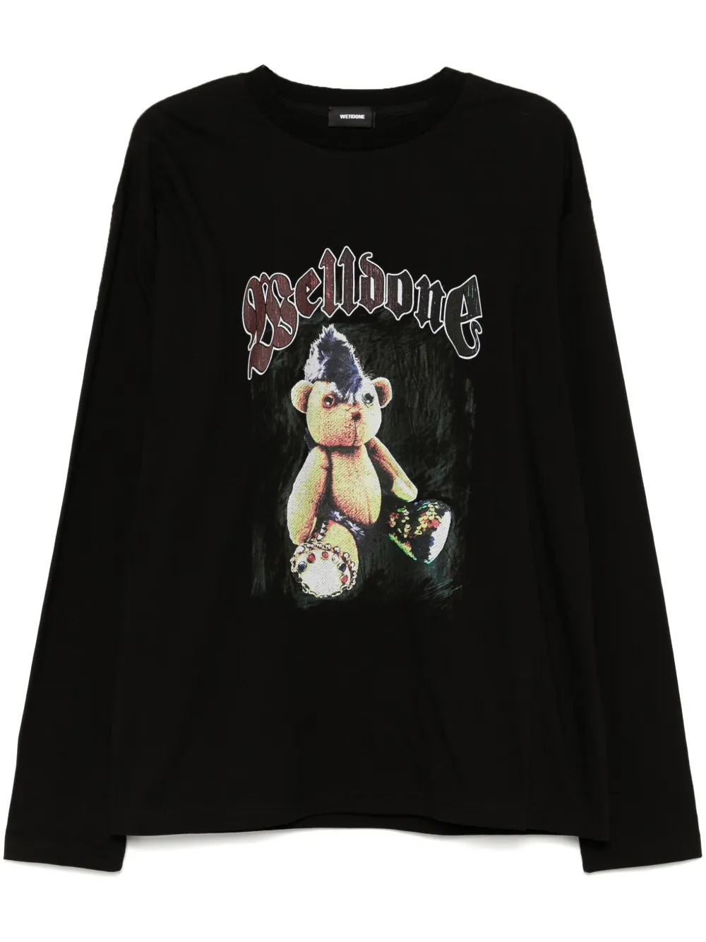 Футболка с графичным принтом We11done, черный
Футболка с графичным принтом We11done, черный