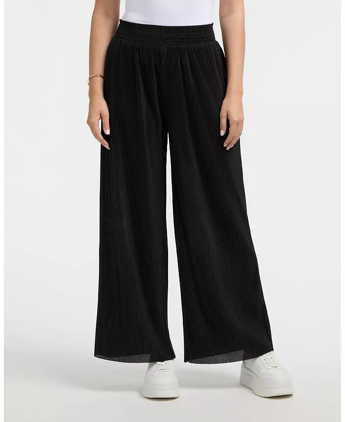 Женские широкие брюки с присборенной талией и плиссе Ellen Tracy, черный
Женские широкие брюки с присборенной талией и плиссе Ellen Tracy, черный