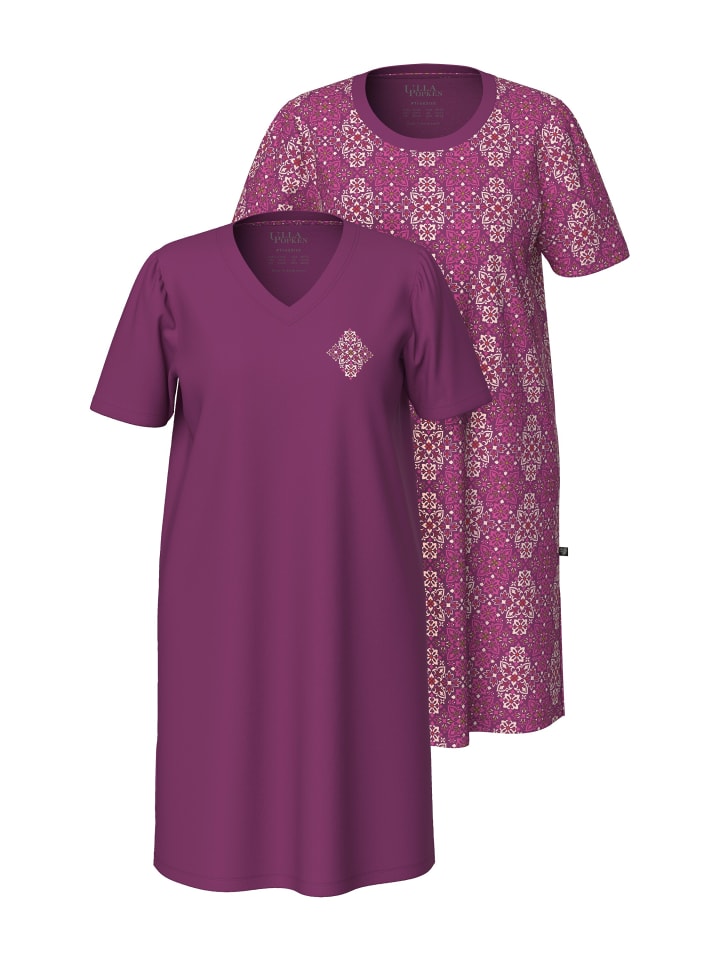 Ночная рубашка цвета фуксии Ulla Popken
Ночная рубашка цвета фуксии Ulla Popken