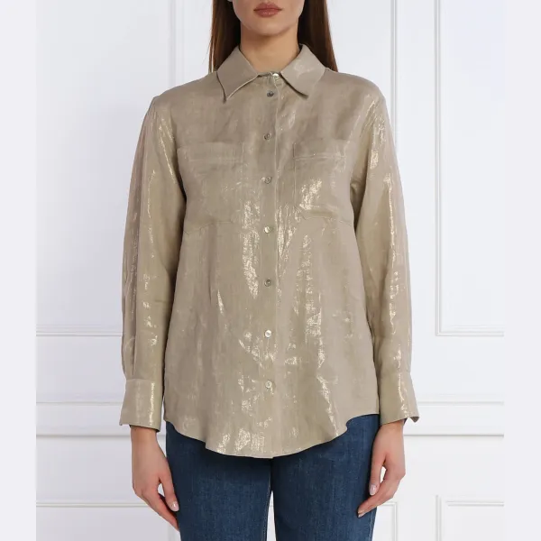 Рубашка свободного кроя из калабрийского льна Marella, бежевый
Рубашка свободного кроя из калабрийского льна Marella, бежевый