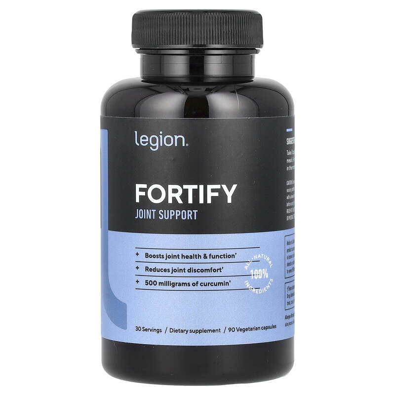 Legion Athletics, Fortify, поддержка суставов, 90 вегетарианских капсул
Legion Athletics, Fortify, поддержка суставов, 90 вегетарианских капсул