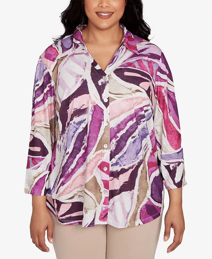 Топ Urban Legend с абстрактным цветочным принтом и пуговицами спереди размера плюс Alfred Dunner, мультиколор
Топ Urban Legend с абстрактным цветочным принтом и пуговицами спереди размера плюс Alfred Dunner, мультиколор