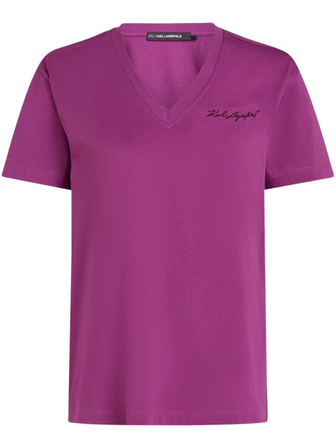 Karl Lagerfeld футболка с вышитым логотипом, розовый
Karl Lagerfeld футболка с вышитым логотипом, розовый