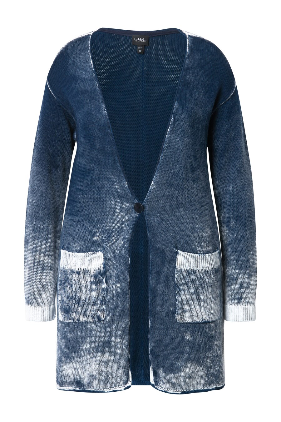 Вязаный кардиган Ulla Popken, темно-синий
Вязаный кардиган Ulla Popken, темно-синий