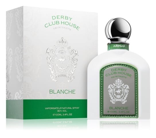 Туалетная вода, 100 мл Armaf Derby Club House Blanche
Туалетная вода, 100 мл Armaf Derby Club House Blanche