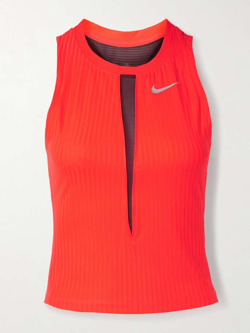Теннисная майка Nikecourt Slam Cutout с сетчатой отделкой и ребристым верхом Dri-Fit Nike, красный
Теннисная майка Nikecourt Slam Cutout с сетчатой отделкой и ребристым верхом Dri-Fit Nike, красный