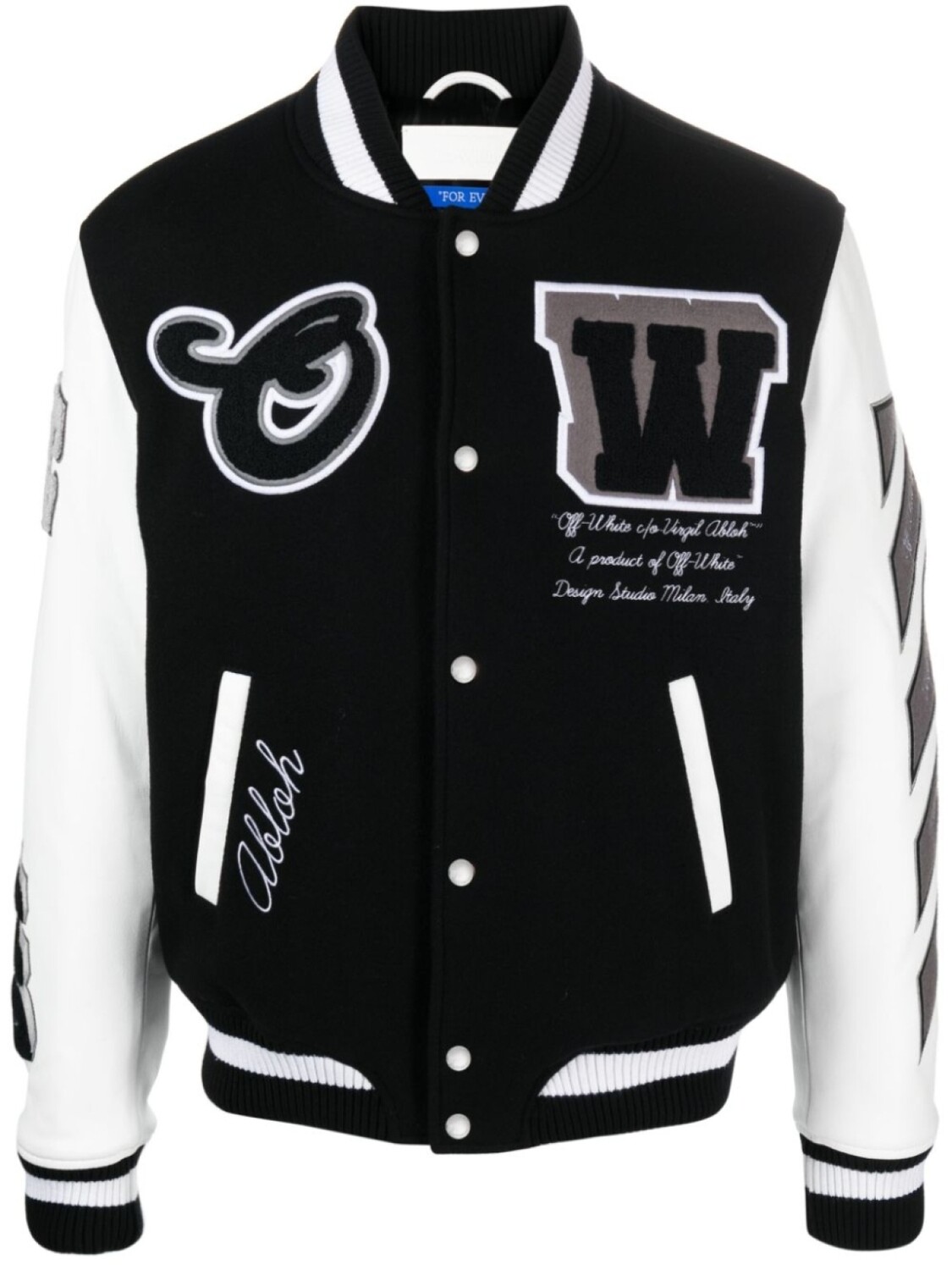 Off-White бомбер Lea с аппликацией, черный
Off-White бомбер Lea с аппликацией, черный