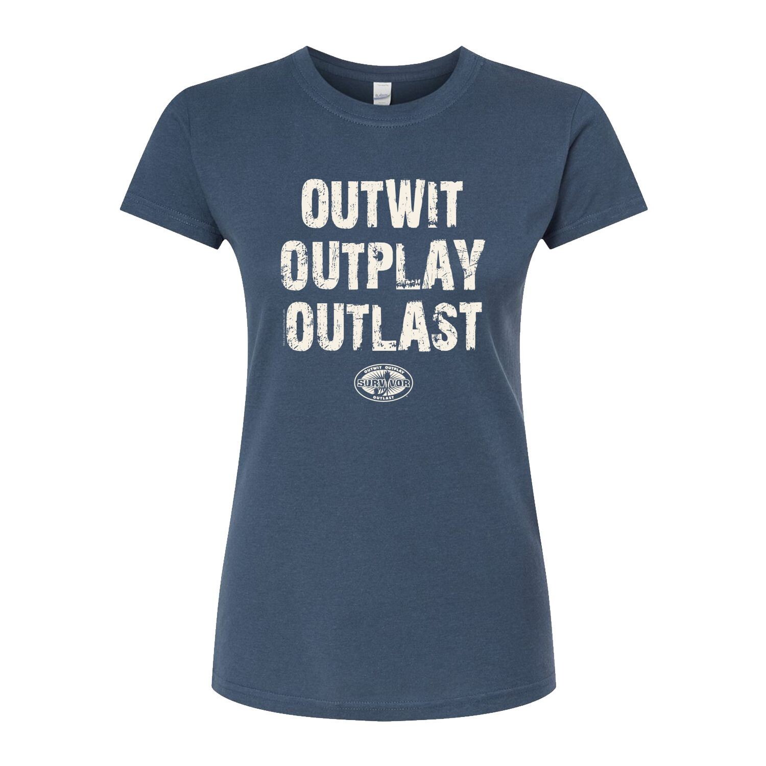 Футболка с графическим принтом для юниоров Survivor Outwit Outplay Outlast Licensed Character, синий
Футболка с графическим принтом для юниоров Survivor Outwit Outplay Outlast Licensed Character, синий