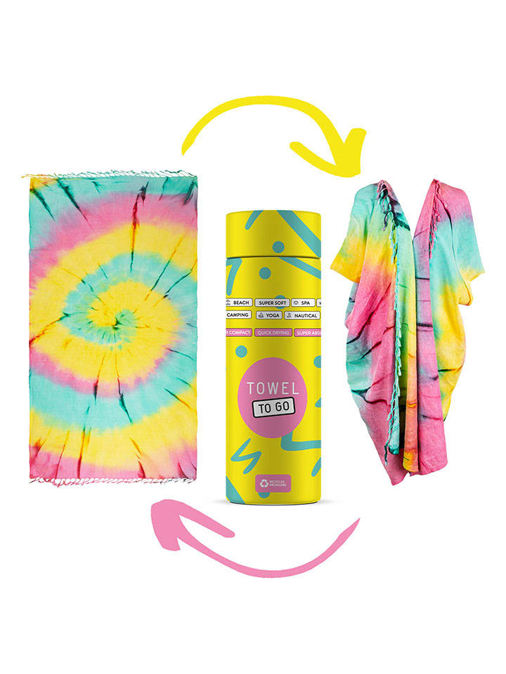 Пляжное полотенце и парео 2 в 1 с яркими рисунками - (Д)180 x (Ш)100 см Towel to Go, мультиколор
Пляжное полотенце и парео 2 в 1 с яркими рисунками - (Д)180 x (Ш)100 см Towel to Go, мультиколор