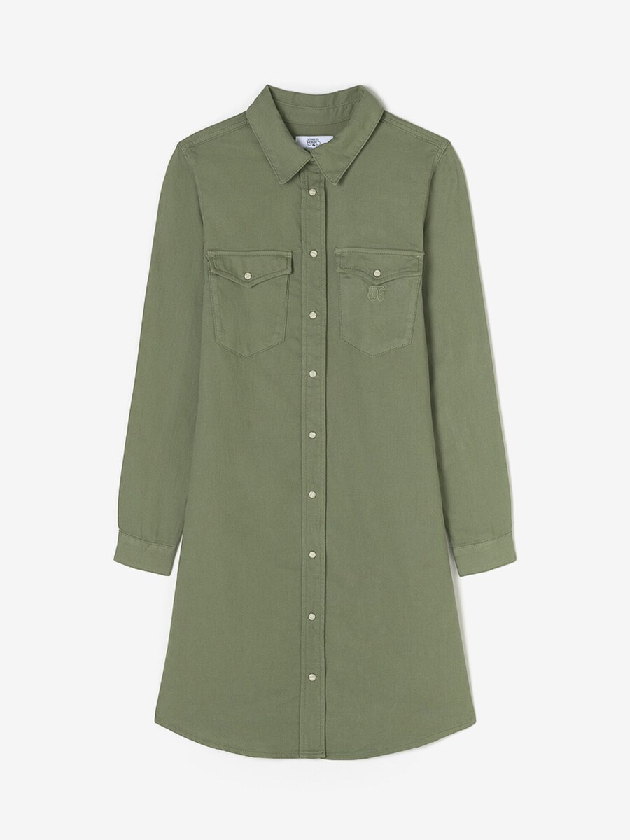 Платье-рубашка Le Temps Des Cerises Alio, хаки
Платье-рубашка Le Temps Des Cerises Alio, хаки