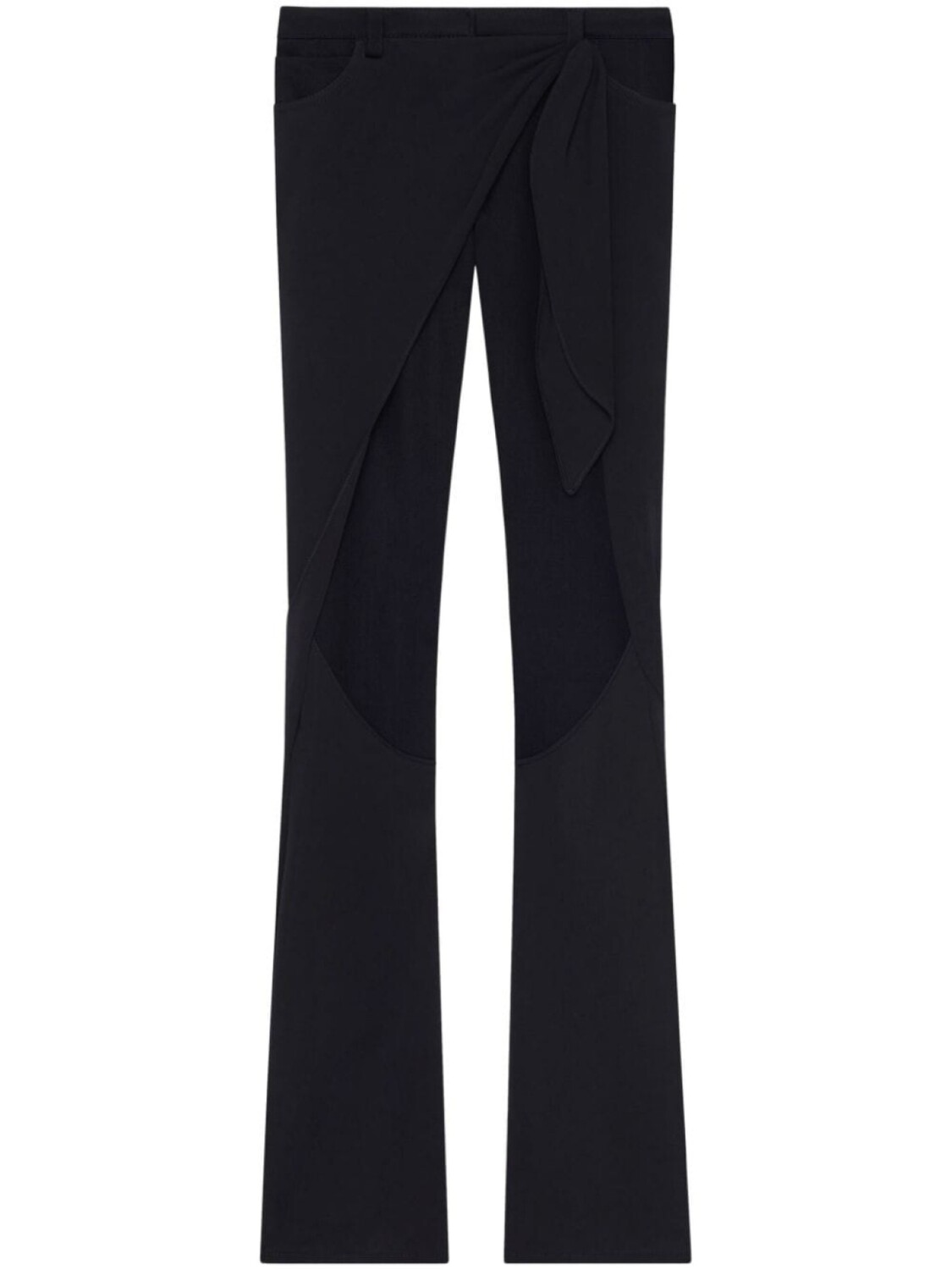 Courrèges расклешенные джинсы, черный
Courrèges расклешенные джинсы, черный