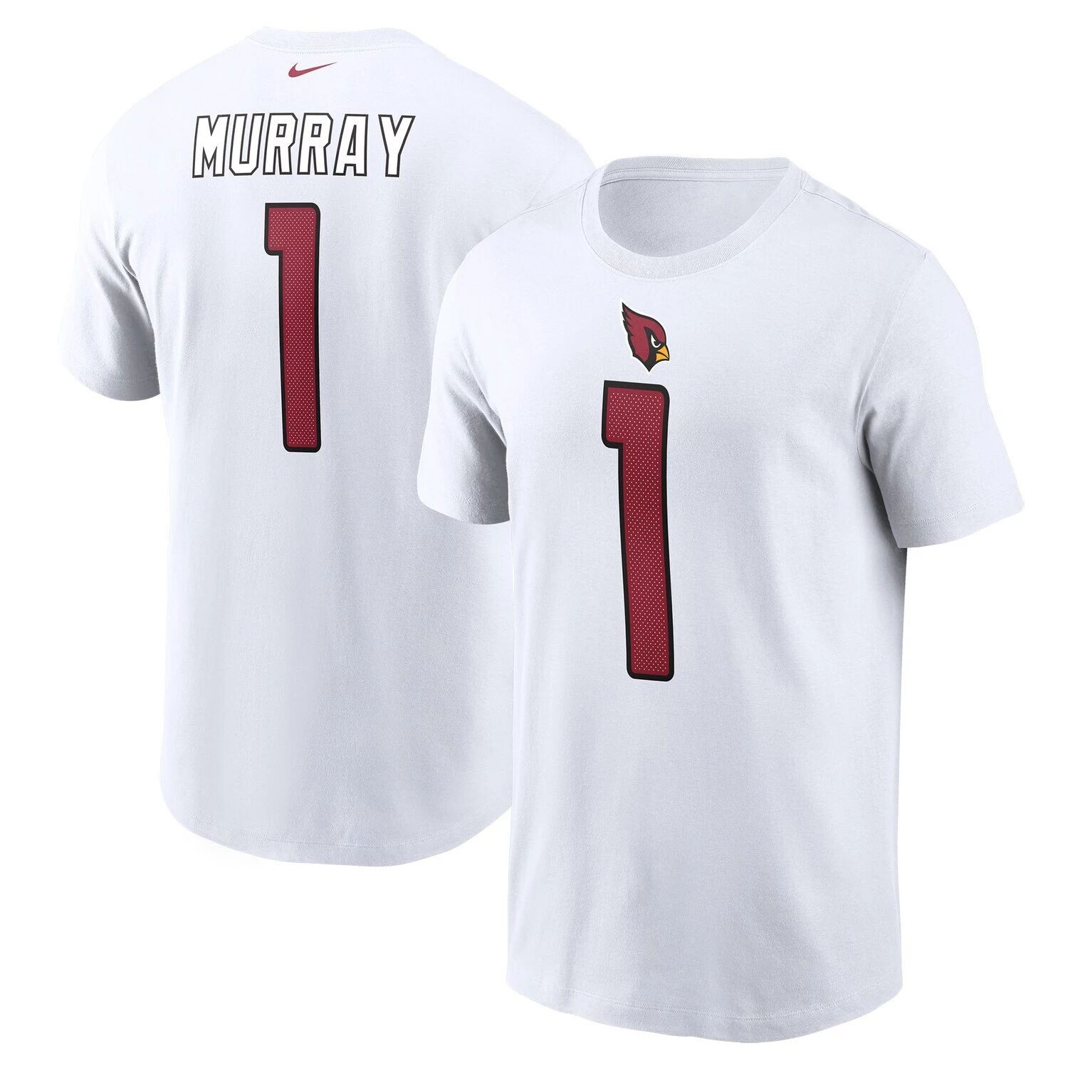 Мужская футболка Kyler Murray White Arizona Cardinals с именем и номером Nike
Мужская футболка Kyler Murray White Arizona Cardinals с именем и номером Nike