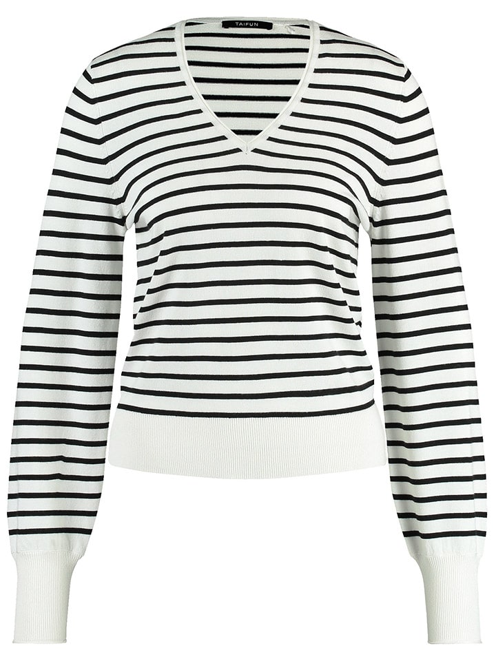 Пуловер TAIFUN, белый/черный
Пуловер TAIFUN, белый/черный