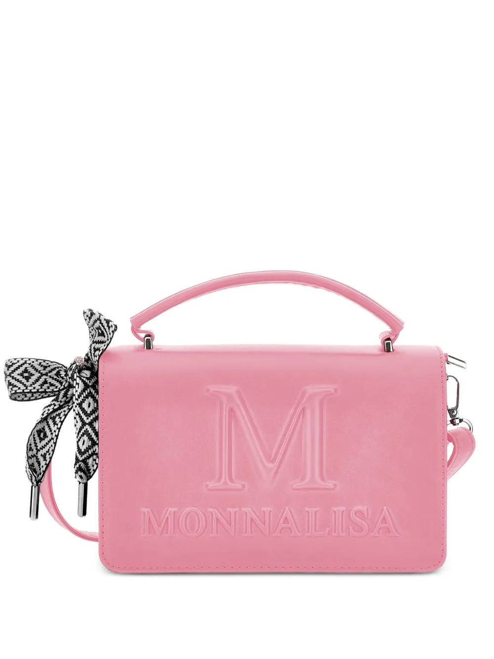 Сумка на плечо с тисненым логотипом Monnalisa, розовый
Сумка на плечо с тисненым логотипом Monnalisa, розовый