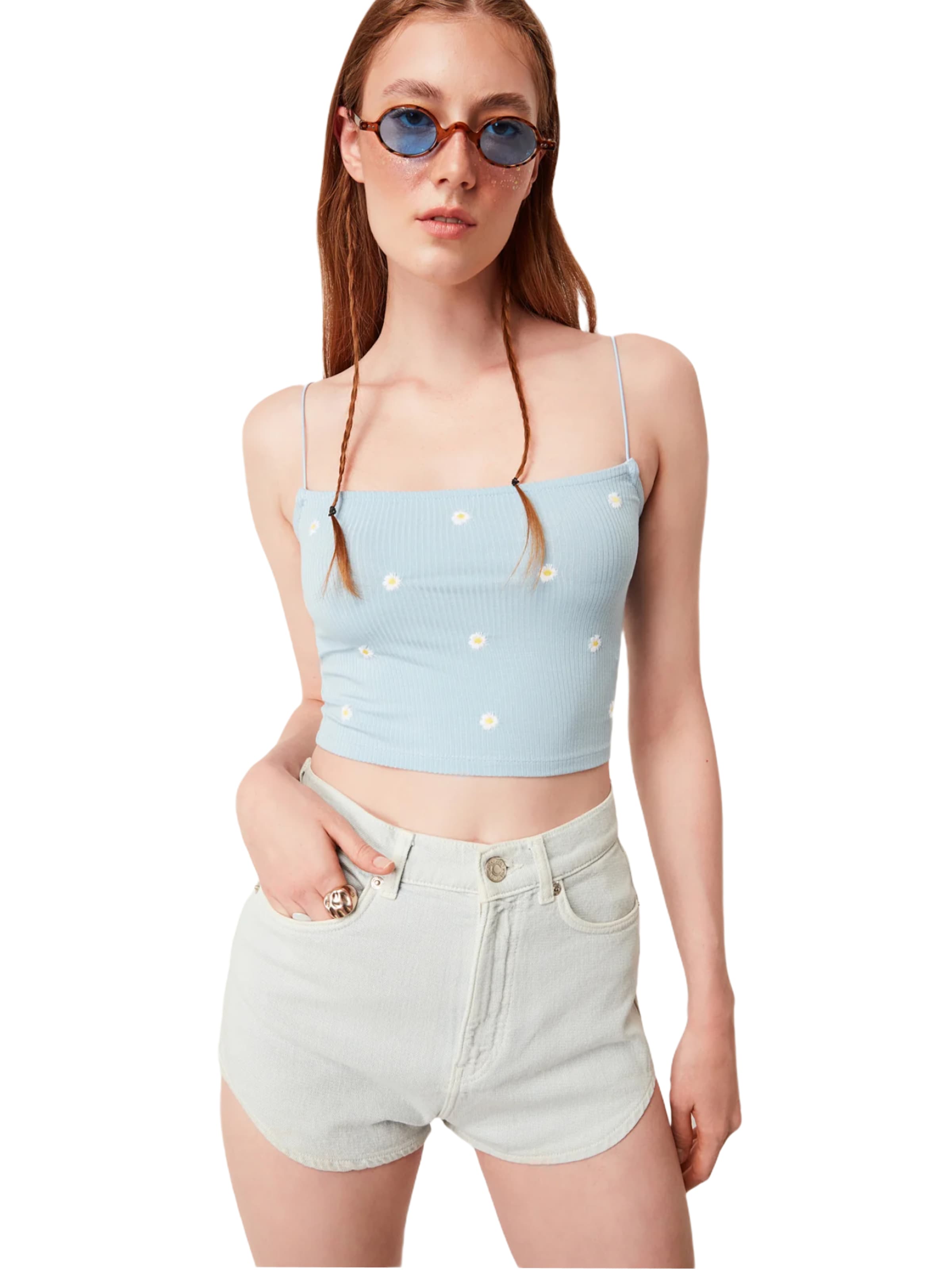 No Matter What Топ в светло-голубом цвете
No Matter What Топ в светло-голубом цвете