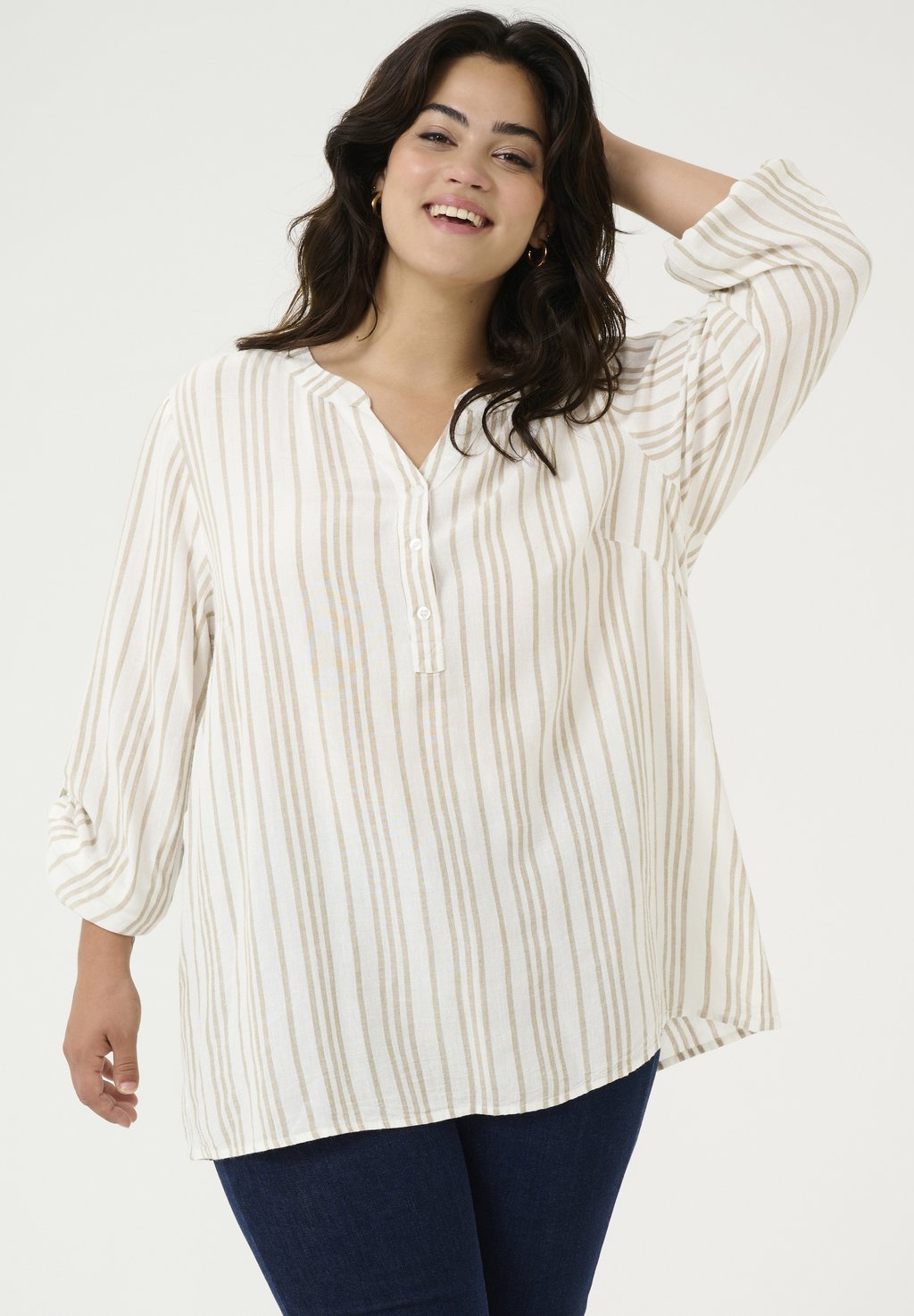 Блуза KCMILLE Kaffe Curve, белый
Блуза KCMILLE Kaffe Curve, белый