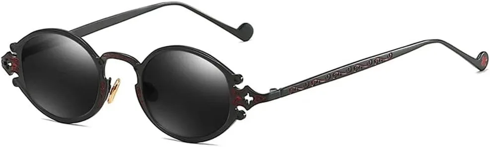 Готические, стимпанк, поп-арт, овальные, резные солнцезащитные очки для женщин, ретро, мужские, матовая оправа, защита от ультрафиолета UV400 KTUCN, 01 Black-black
Готические, стимпанк, поп-арт, овальные, резные солнцезащитные очки для женщин, ретро, мужские, матовая оправа, защита от ультрафиолета UV400 KTUCN, 01 Black-black