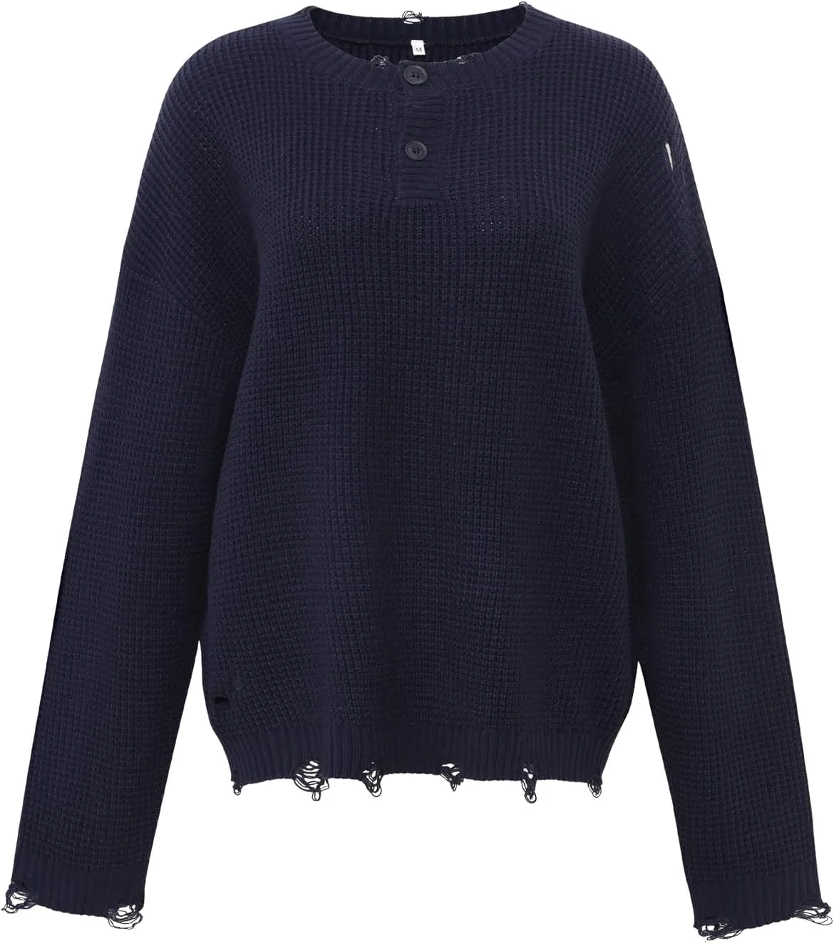 Унисекс вязаный оверсайз свитер с пуговицами
Унисекс вязаный оверсайз свитер с пуговицами