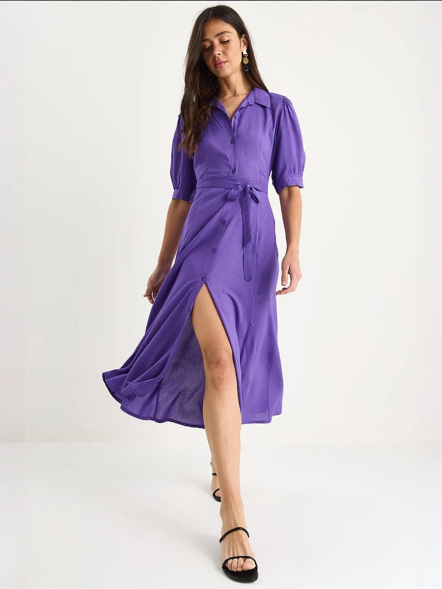 Платье-рубашка Bianco Lucci, фиолетовый
Платье-рубашка Bianco Lucci, фиолетовый