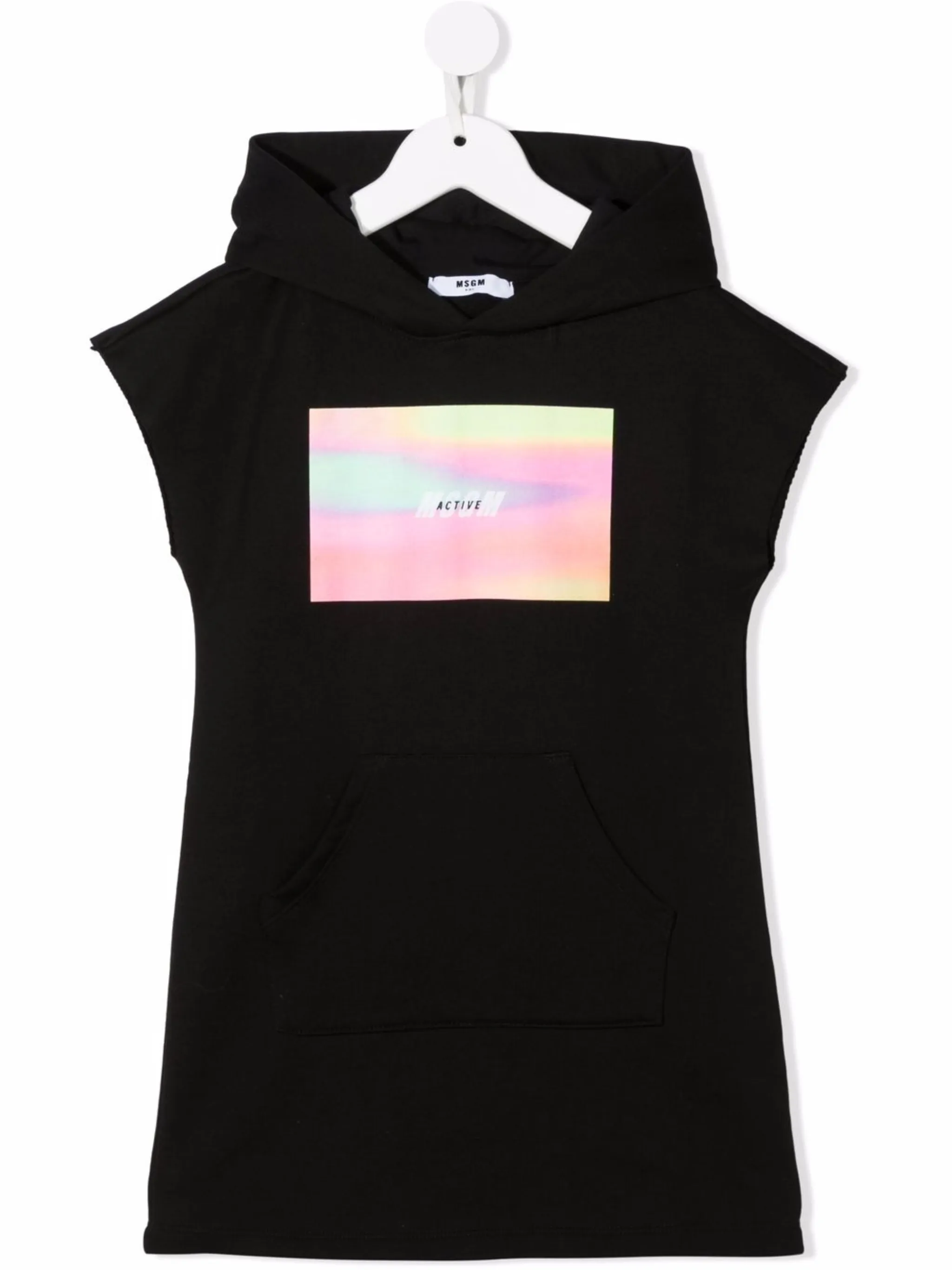 Платье-футболка с капюшоном Msgm Kids, черный
Платье-футболка с капюшоном Msgm Kids, черный
