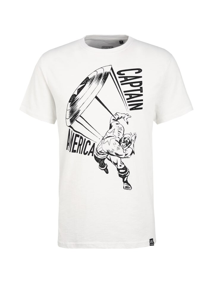 Футболка Re:Covered T-Shirt Marvel Captain America Shield Ecru Slub, экрю
Футболка Re:Covered T-Shirt Marvel Captain America Shield Ecru Slub, экрю