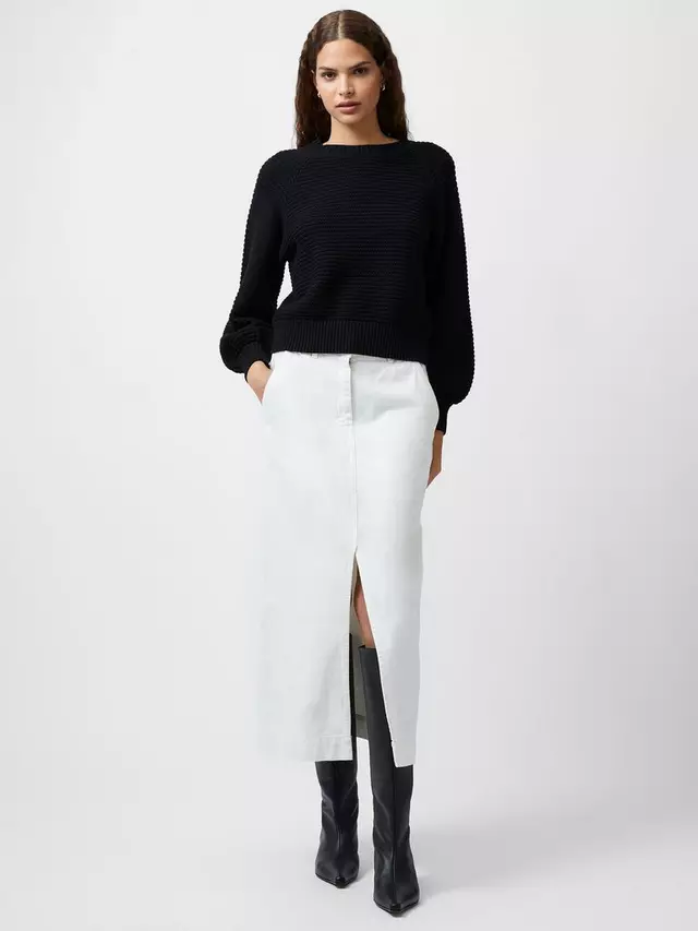 Джемпер French Connection Lily Mozart Balloon Sleeve Cotton, черный
Джемпер French Connection Lily Mozart Balloon Sleeve Cotton, черный