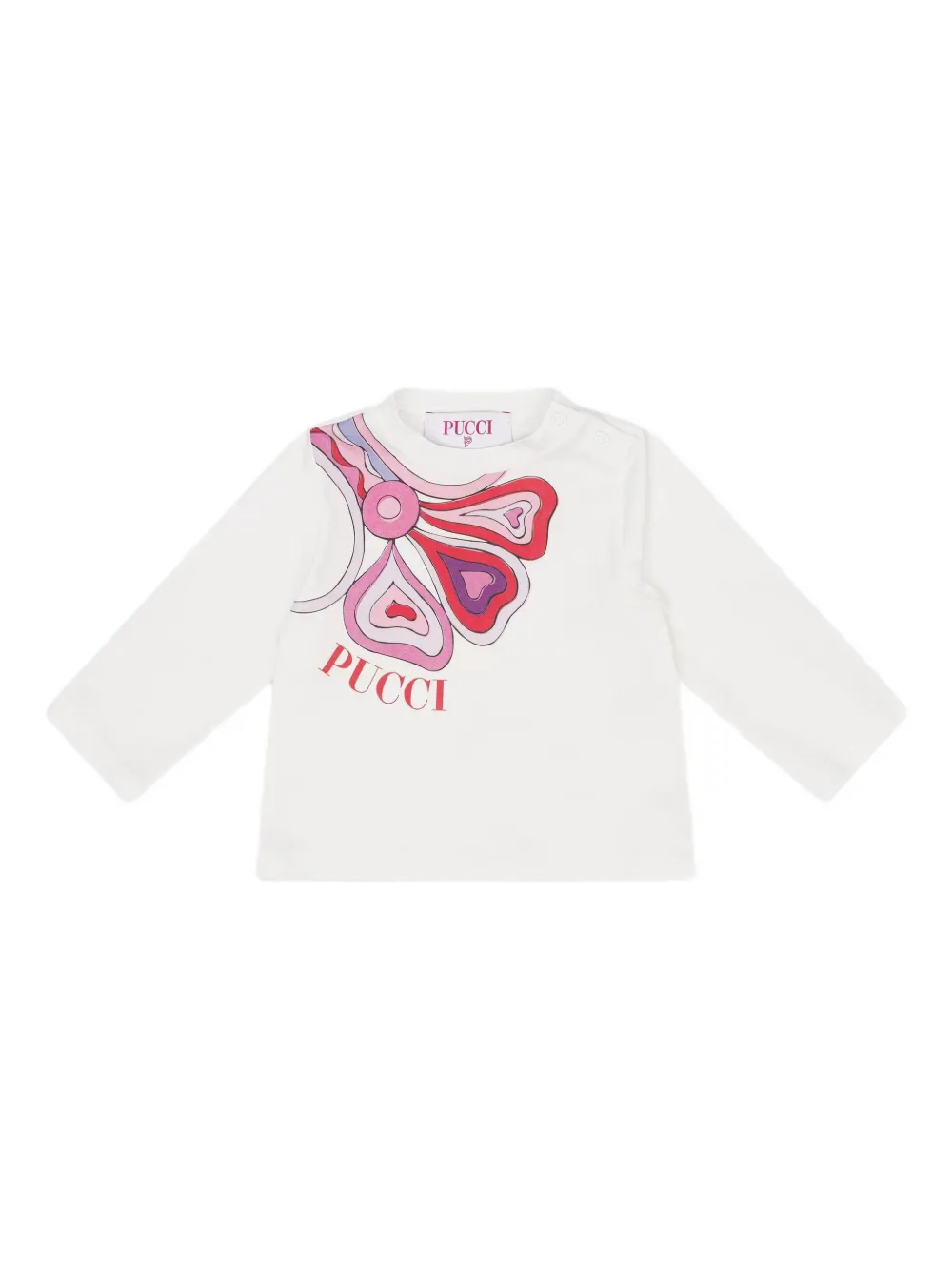 Графическая футболка для девочки Pucci Junior, белый
Графическая футболка для девочки Pucci Junior, белый