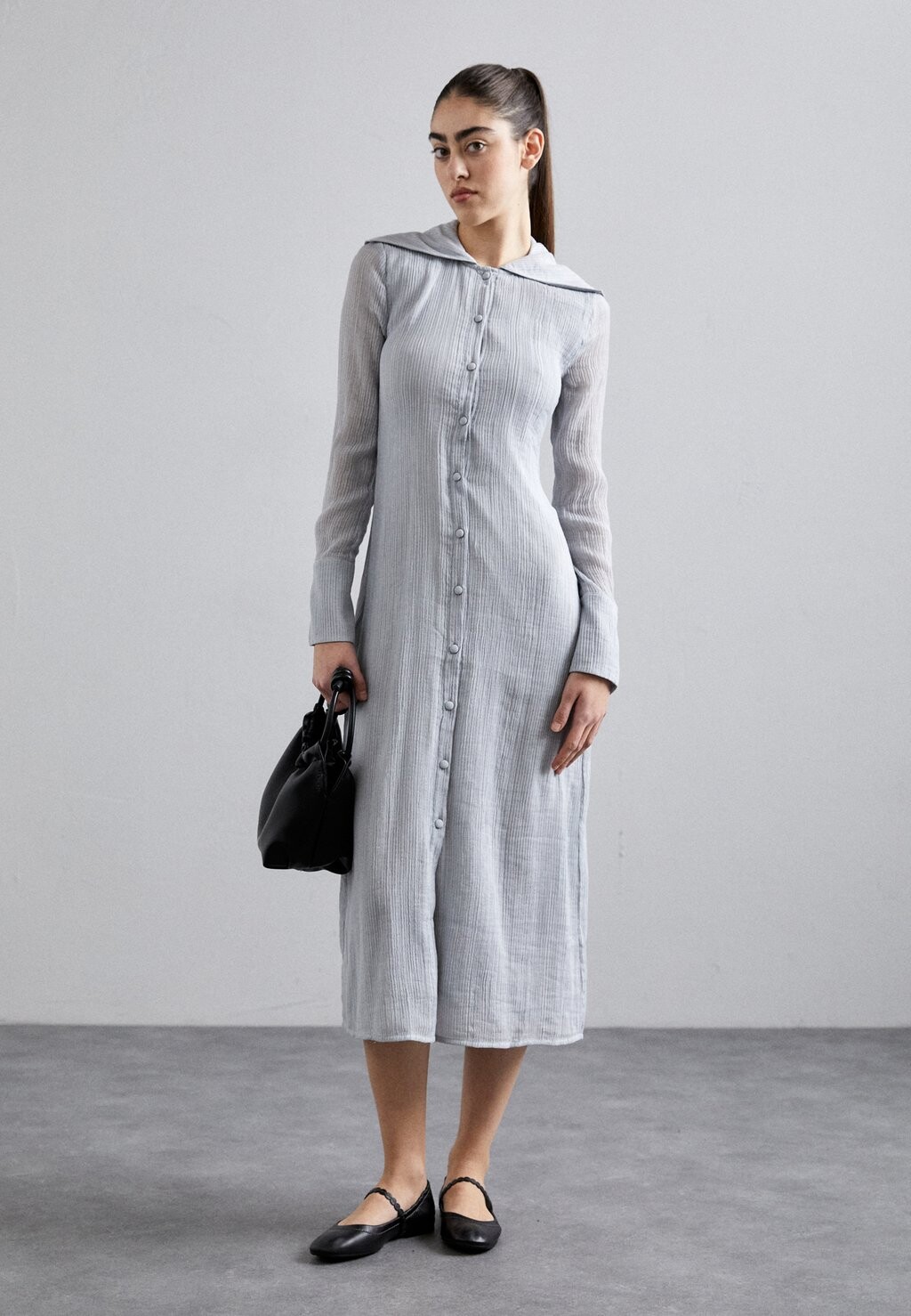 Платье-рубашка Censi Pleat Dress Holzweiler, цвет light blue 
Платье-рубашка Censi Pleat Dress Holzweiler, цвет light blue