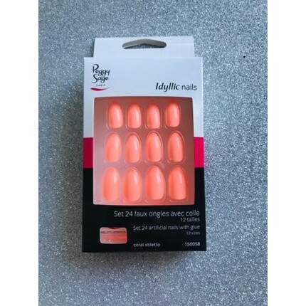 Набор искусственных ногтей с клеем Idyllic Nails 24 Nails Coral, Peggy Sage
Набор искусственных ногтей с клеем Idyllic Nails 24 Nails Coral, Peggy Sage