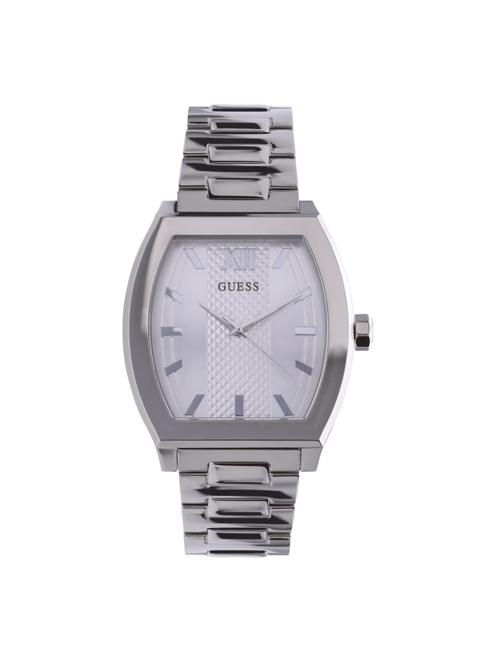 Стальные кварцевые часы Guess серебристого цвета
Стальные кварцевые часы Guess серебристого цвета