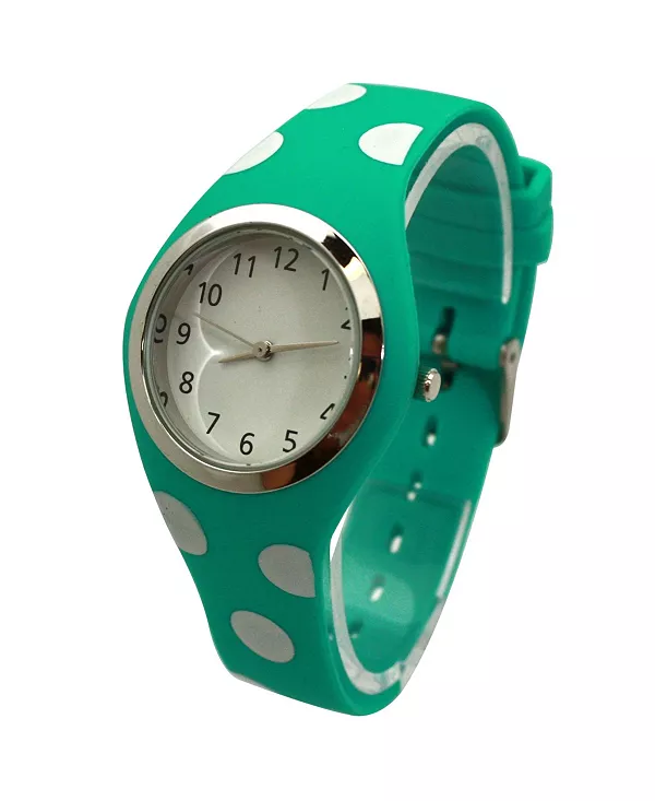 Женские часы с силиконовым ремешком в мятный горошек Olivia Pratt, mint
Женские часы с силиконовым ремешком в мятный горошек Olivia Pratt, mint