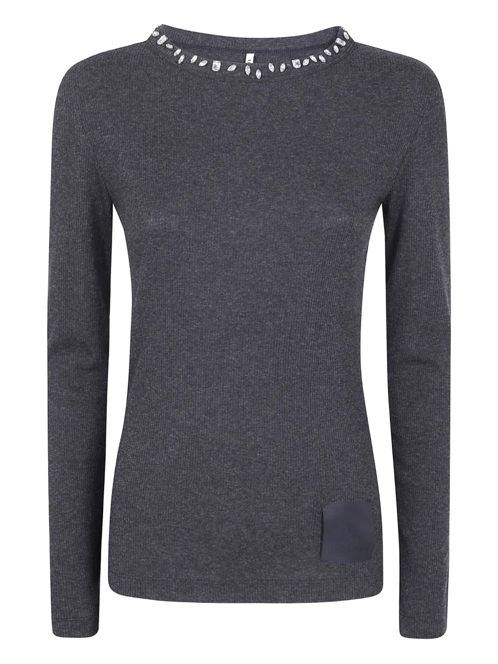 Свитер с декорированным вырезом Liviana Conti, серый
Свитер с декорированным вырезом Liviana Conti, серый