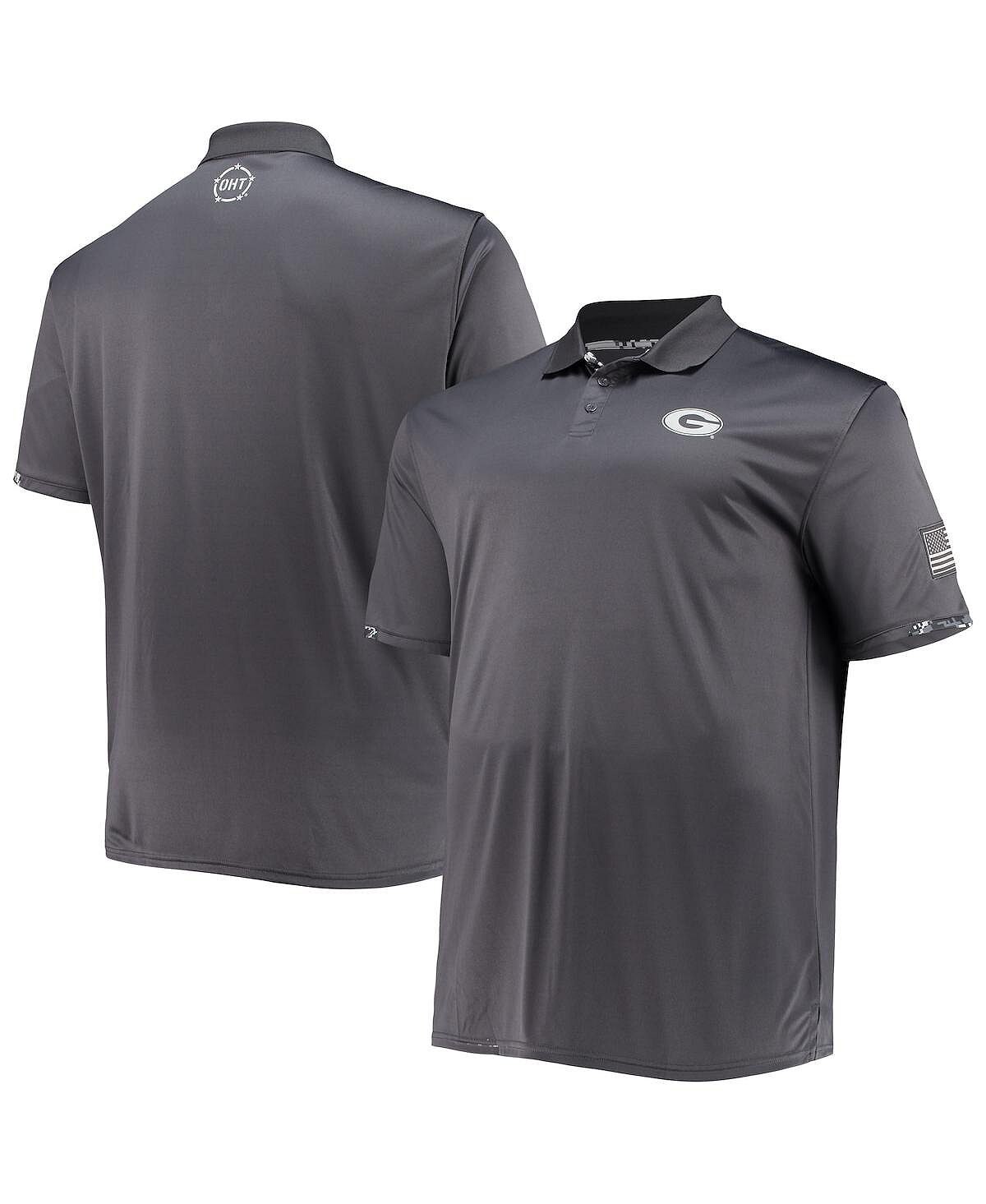 Мужская темно-серая рубашка-поло с цифровым камуфляжем в стиле милитари Georgia Bulldogs Big and Tall OHT Colosseum
Мужская темно-серая рубашка-поло с цифровым камуфляжем в стиле милитари Georgia Bulldogs Big and Tall OHT Colosseum
