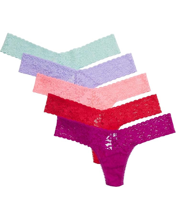 Стринги Hanky Panky Signature Lace Low Rise Thong 5 Pack, цвет Countess Pink/Strawberry/Peach Fizz/Hyacinth/Crystal Blue
Стринги Hanky Panky Signature Lace Low Rise Thong 5 Pack, цвет Countess Pink/Strawberry/Peach Fizz/Hyacinth/Crystal Blue