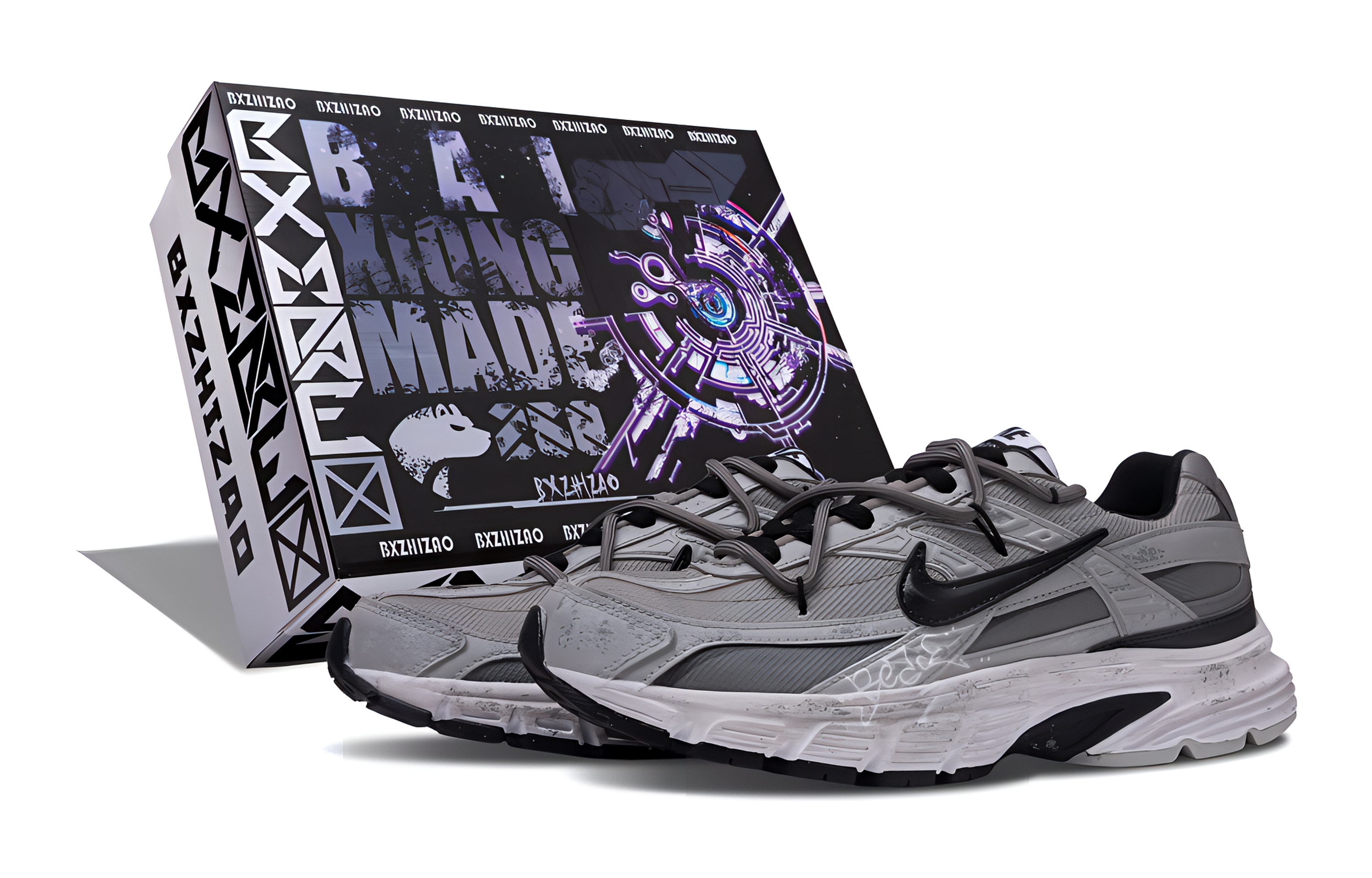 Nike Кроссовки Initiator с низким верхом, устойчивые к истиранию, мужские, серо-белые 
Nike Кроссовки Initiator с низким верхом, устойчивые к истиранию, мужские, серо-белые