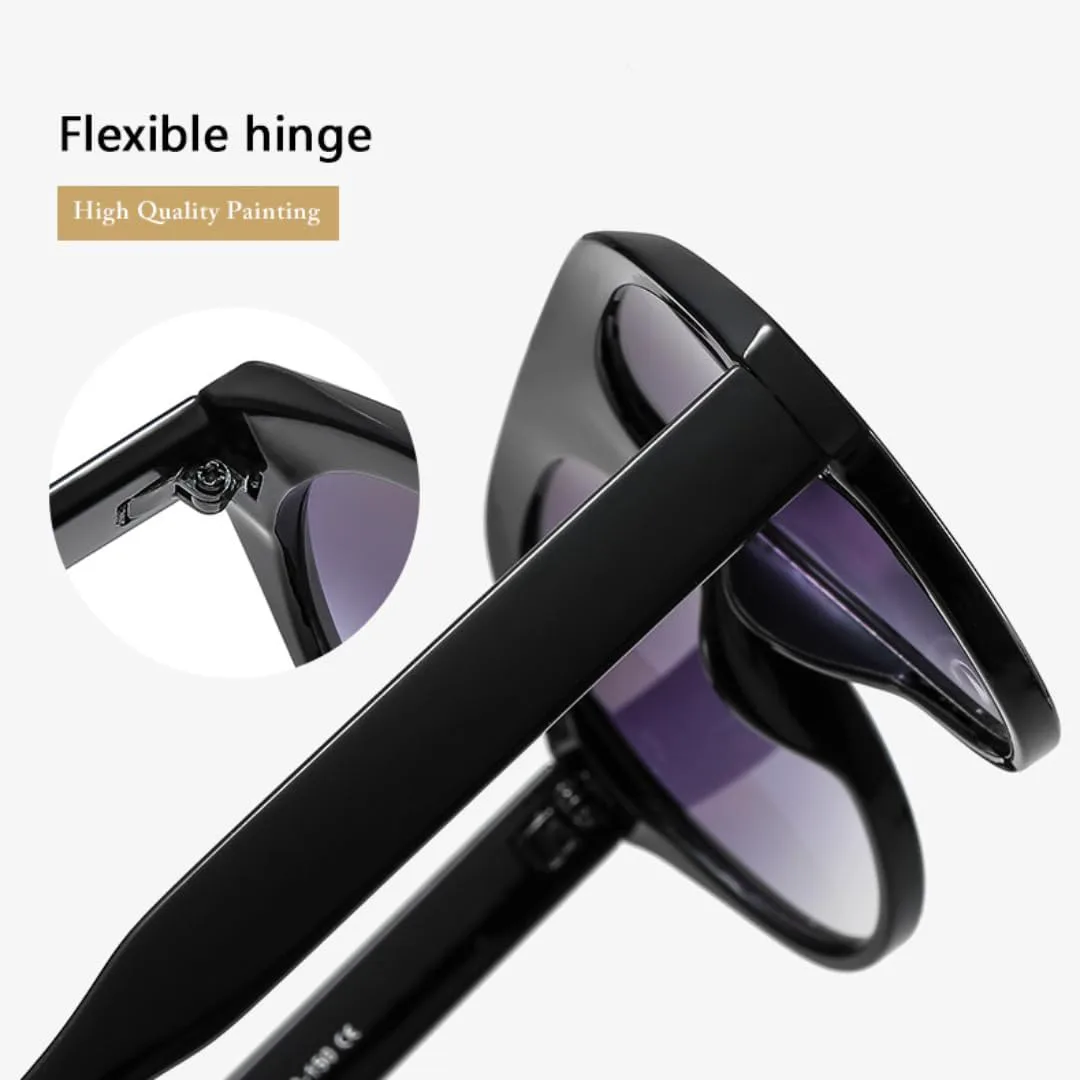 Овальные солнцезащитные очки класса люкс для женщин и мужчин, ретро-оправа увеличенного размера, модные очки с защитой от УФ-излучения UV400 UATXTAU, Black Tea
Овальные солнцезащитные очки класса люкс для женщин и мужчин, ретро-оправа увеличенного размера, модные очки с защитой от УФ-излучения UV400 UATXTAU, Black Tea