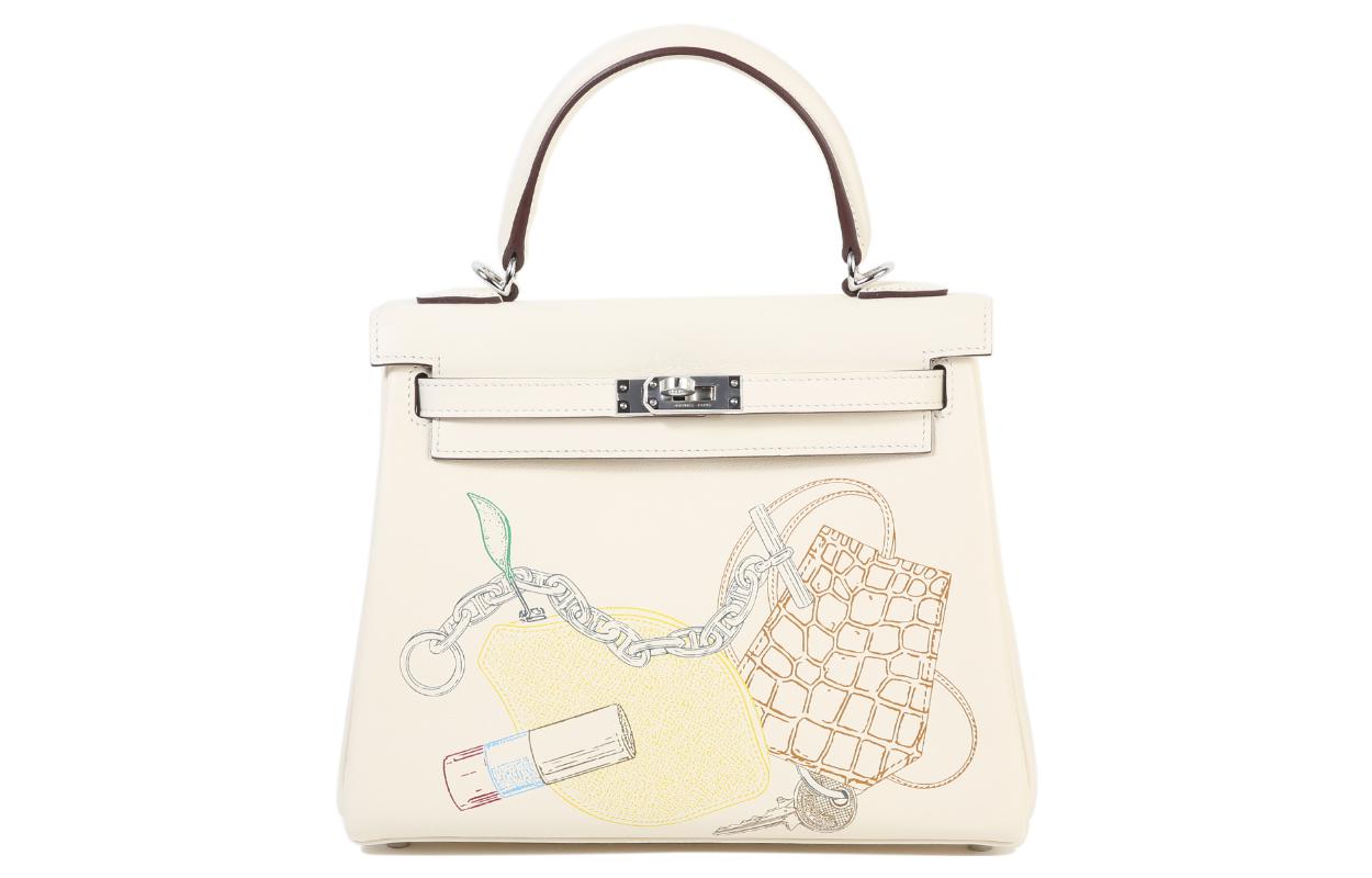 Сумка Kelly Swift из телячьей кожи HERMES I2 Ната кремово-белая
Сумка Kelly Swift из телячьей кожи HERMES I2 Ната кремово-белая