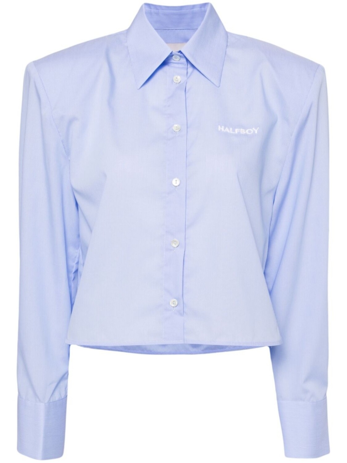 Halfboy рубашка с вышитым логотипом, синий
Halfboy рубашка с вышитым логотипом, синий