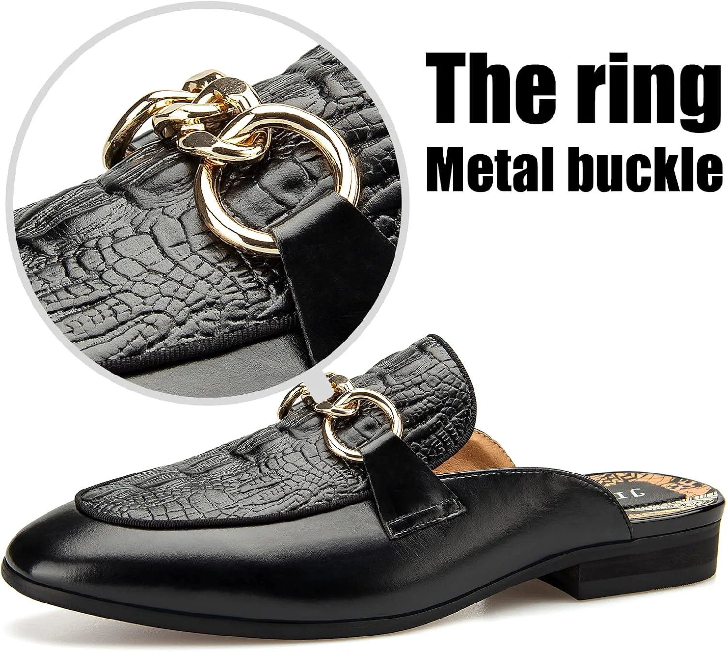 Мужские мюли JITAI - лоферы без застежки, повседневные полулоферы, сандалии без задника, черный
Мужские мюли JITAI - лоферы без застежки, повседневные полулоферы, сандалии без задника, черный