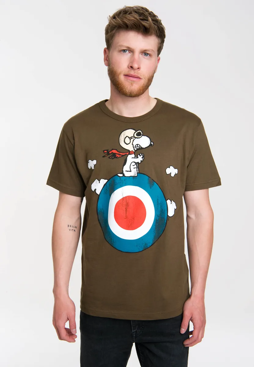 Футболка Logoshirt "Peanuts - Snoopy Pilot", с лицензионным принтом, зеленый
Футболка Logoshirt "Peanuts - Snoopy Pilot", с лицензионным принтом, зеленый