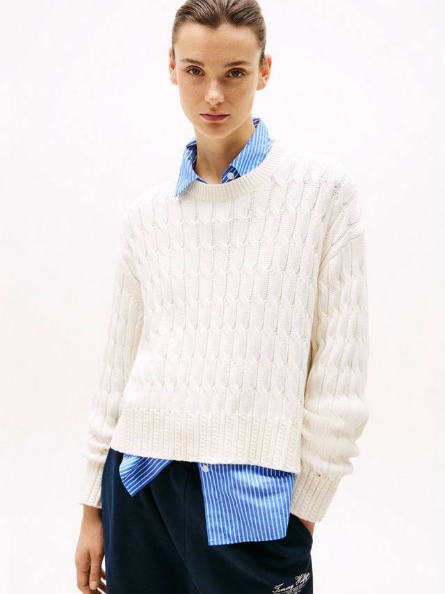 Мягкий джемпер кабельной вязки Tommy Hilfiger, цвет Ivory Petal
Мягкий джемпер кабельной вязки Tommy Hilfiger, цвет Ivory Petal