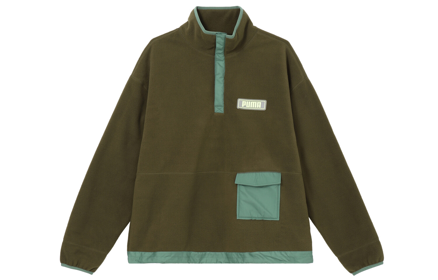 Бархатная куртка унисекс хаки Puma, хаки
Бархатная куртка унисекс хаки Puma, хаки