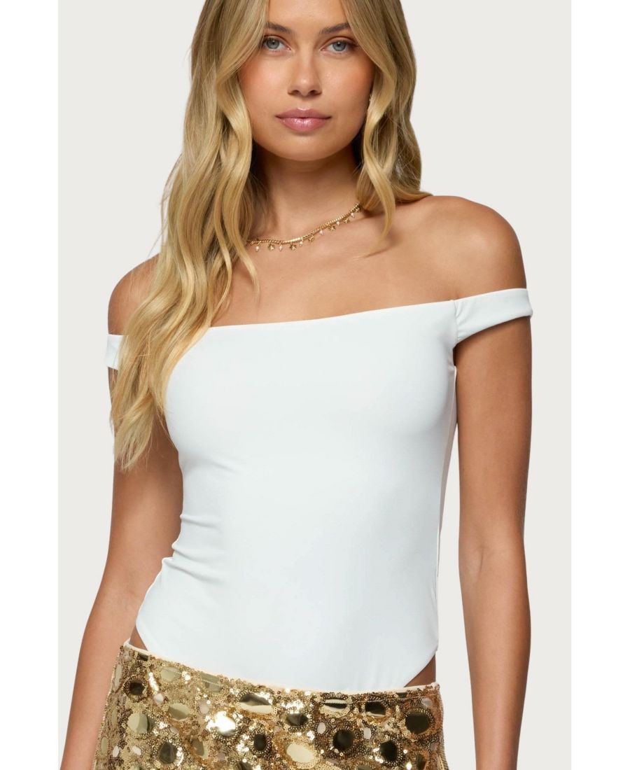 Женский боди Bryony с открытыми плечами Edikted, White
Женский боди Bryony с открытыми плечами Edikted, White