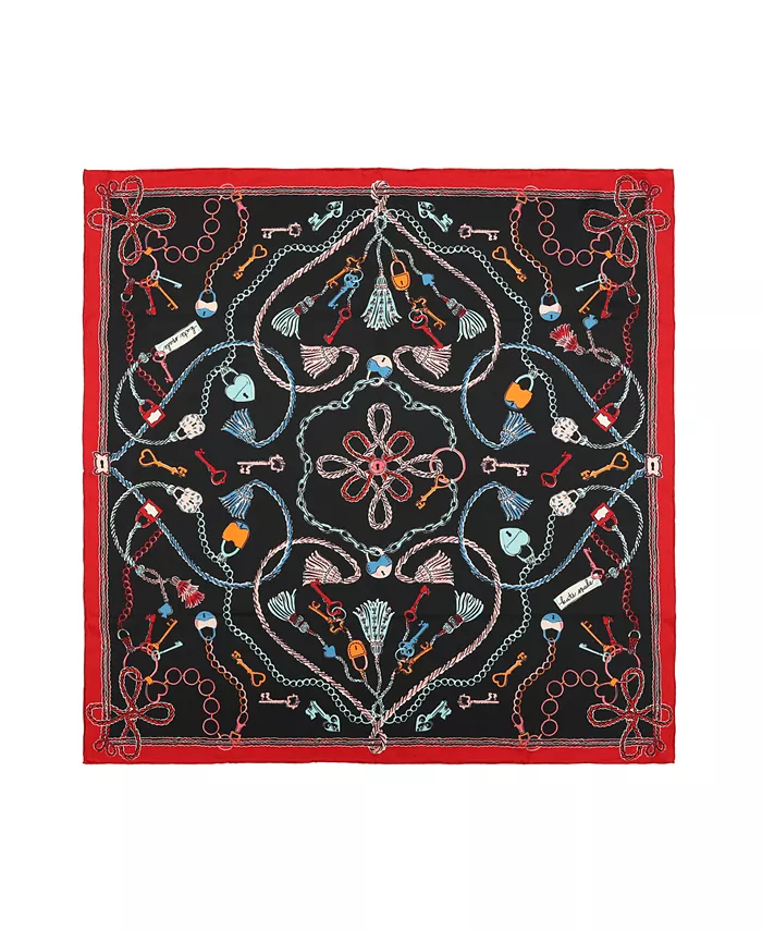 Женский шелковый платок Lock and Key kate spade new york, мультиколор
Женский шелковый платок Lock and Key kate spade new york, мультиколор